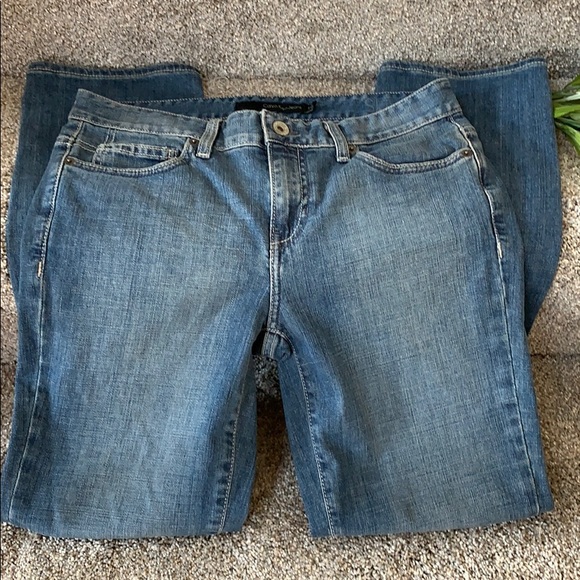 Calvin Klein Midrise Straight Leg Jeans - Picture 2 of 7